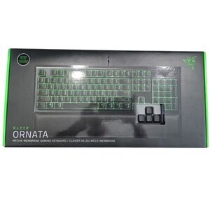 Razer Ornata Mecha-Membrane Gaming Keyboard ARZ03-0204 1800-R3U1 NEW Blk Green